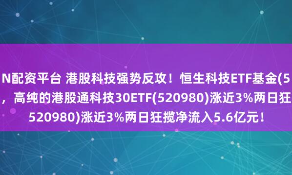 N配资平台 港股科技强势反攻！恒生科技ETF基金(513260)大涨近3%，高纯的港股通科技30ETF(520980)涨近3%两日狂揽净流入5.6亿元！